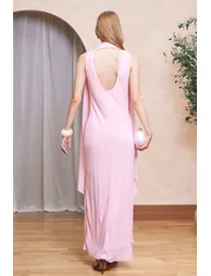 TFNC Nancy Pink Maxi Dress - 2