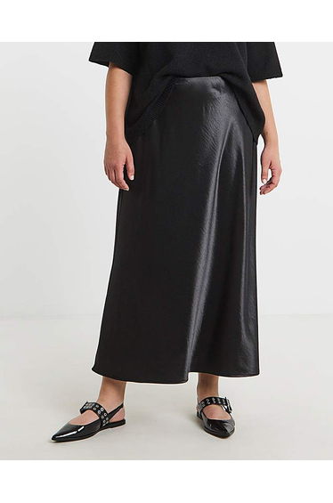 Simply Be Satin Maxi Skirt product thumbnail 2