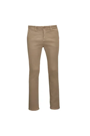 SOLS Mens Jules Chino Trousers - Chestnut