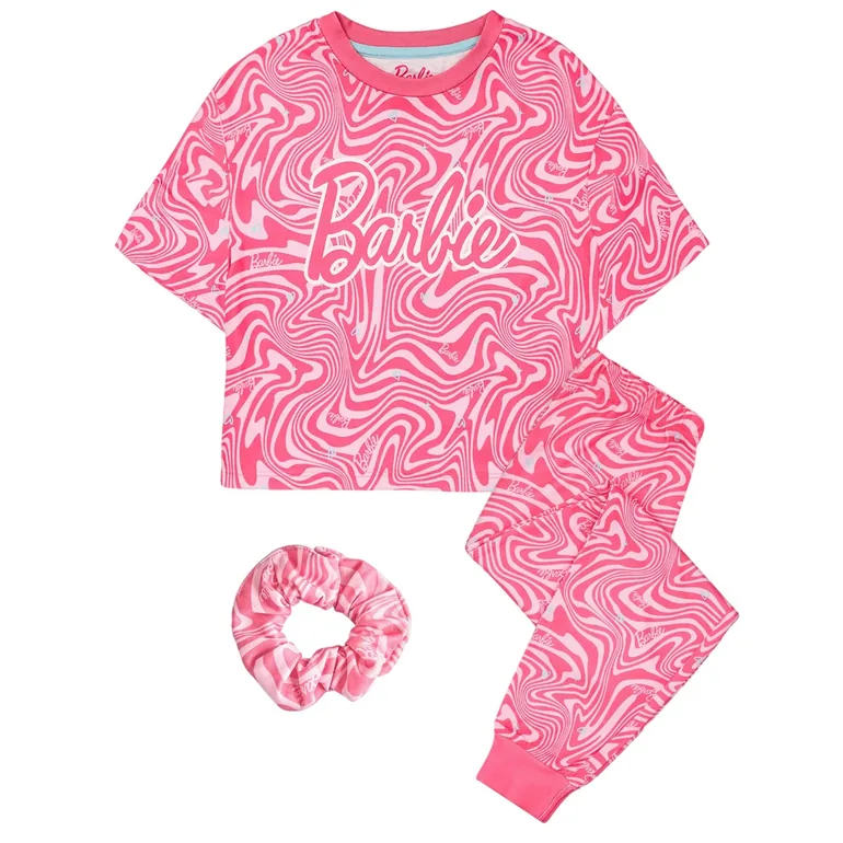 Barbie Girls All-Over Print Short Pyjama Set