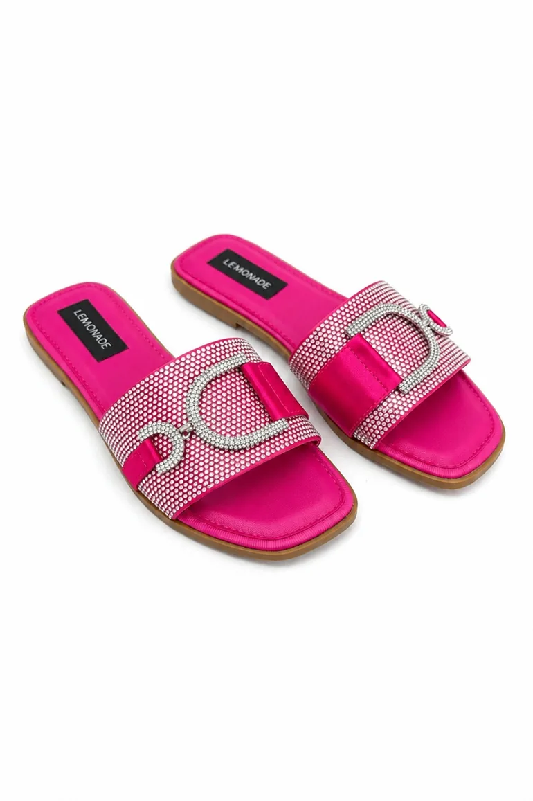 Crystal Imperial Icon Sliders Hot Pink
