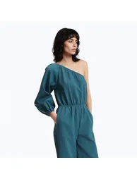 Asymmetric Jumpsuit - 2