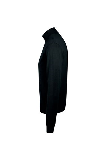 SOLS Mens Gordon Full Zip Cardigan - Black product thumbnail 3