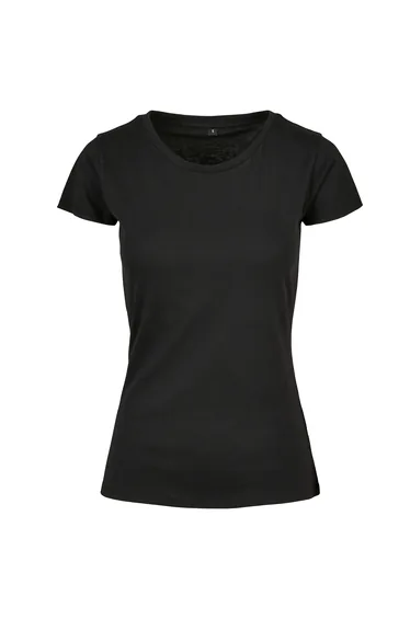 Womens/Ladies Basic T-Shirt - Black