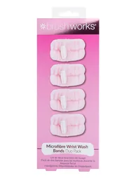 Brushworks Microfibre Wrist Wash Bands - 2 Pairs - 1