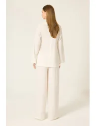 GOLD BUCKLE TUNIC AND TROUSER SET - 4