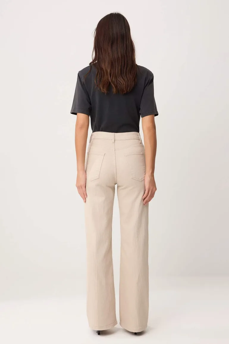 Stone High Waist Wide Leg Jeans - 3