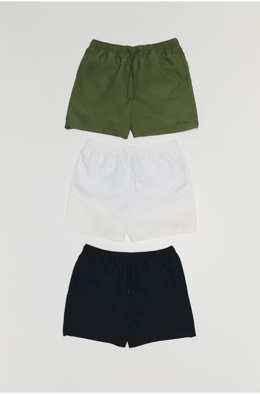 3 Pack Mid Length BM Autograph Swim Short - multi
