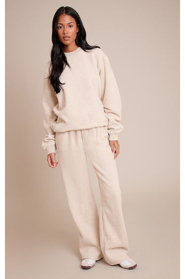 Tall Oatmeal Marl Straight Leg Sweat Pant