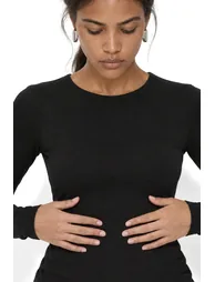 BUSEM Slim Fit Cotton Jersey Blouse - 3