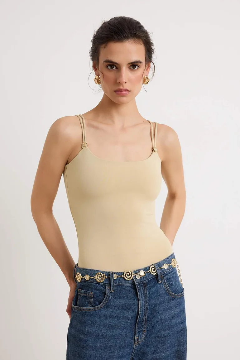Stone Knitted Bodysuit