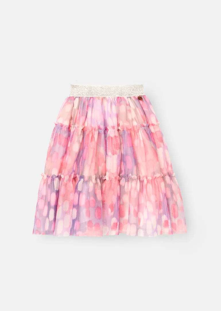 Cara Printed Mesh Skirt - Multi - 5