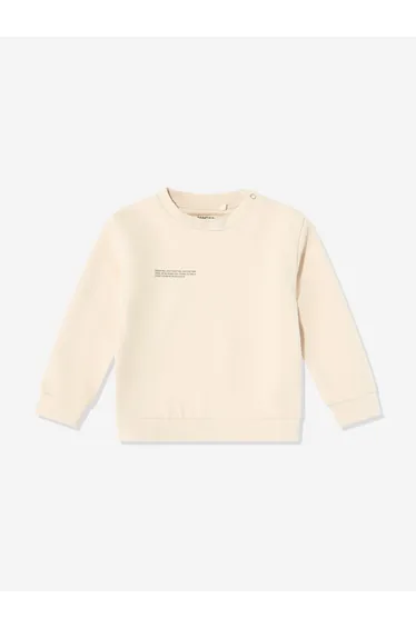 PANGAIA Baby 365 Midweight Sweatshirt in Beige