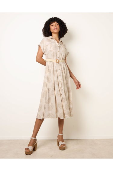 Paisley Print Dress