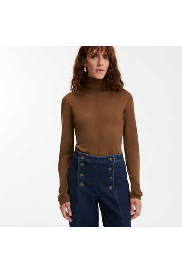 Fine Knit Turtleneck Jumper/Sweater
