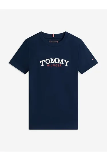 Tommy Hilfiger Boys Monogram Graphic T-Shirt in Navy