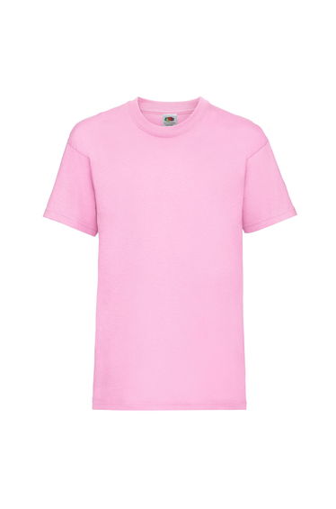 Fruit of the Loom Childrens/Kids Value T-Shirt - Light Pink