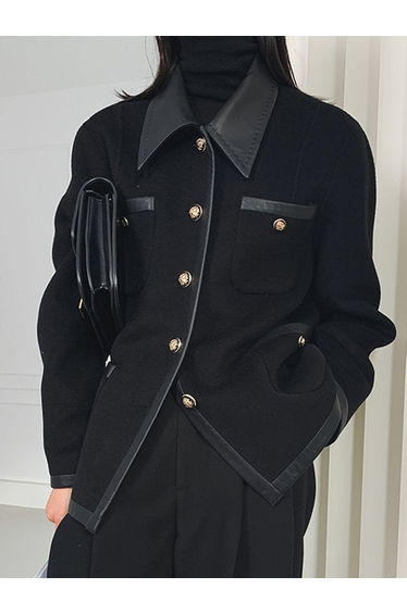 Urban Loose Split-Joint Lapel Collar Jackets