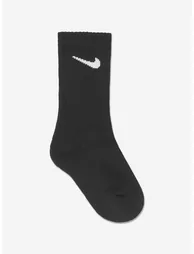 Boys Basic 3 Pack Socks Set in Black - 3