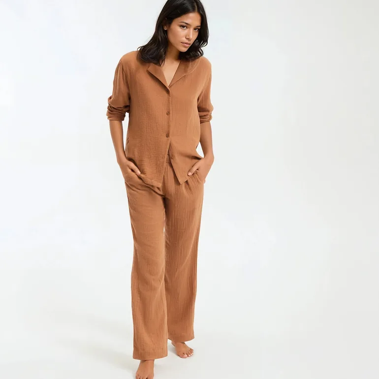 Cotton Muslin Pyjamas - 3