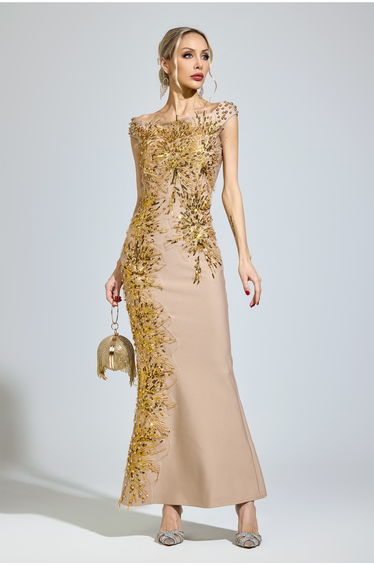 Jung Apricot Mermaid Formal Dress