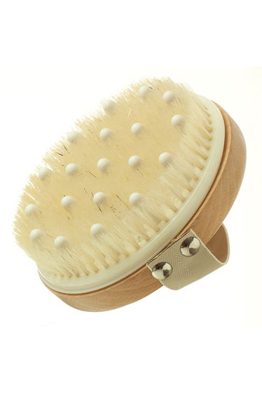 Hydréa London Combination Detox Massage Brush with Natural Bristles &