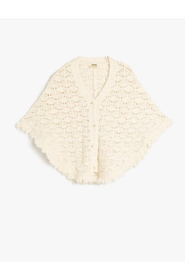 V Neck Poncho