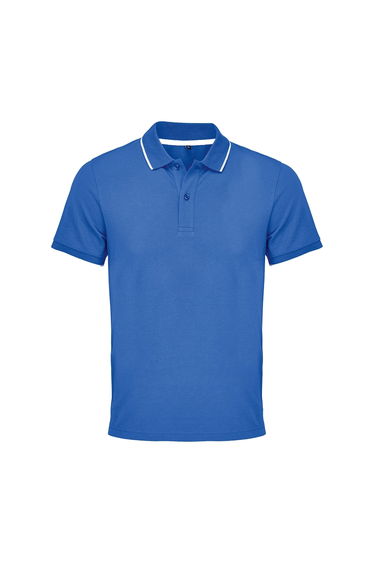 SOLS Palermo Polo Shirt - Royal Blue/White