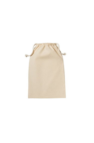 Nutshell Recycled Cotton Drawstring Bag - Natural