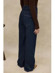 بنطلون دينيم جينز بأرجل عريضة - 2