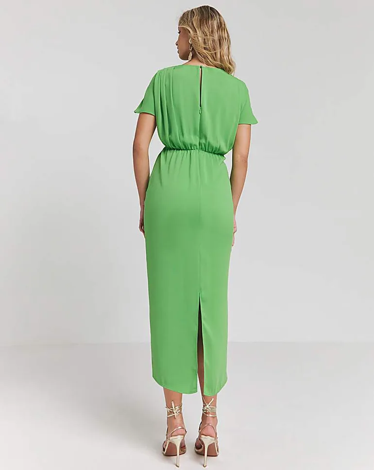 Joanna Hope Draped Midi Dress - 3