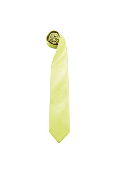 Premier Mens “Colours” Plain Fashion / Business Tie - Lime