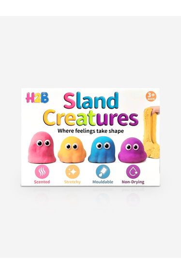H2B Kids Sland Creatures Scented Sensory Sand Kit in Multicolour