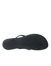 Women's Ipanema Maxi Heart Flip Flops in Black - 1