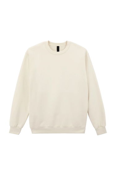 Gildan Unisex Adult Hammer Maxweight Crew Neck Sweatshirt - Off White