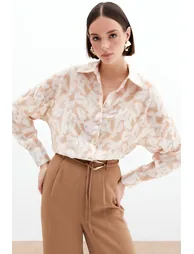 Patterned Viscose Shirt