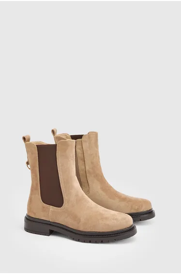 Poppy Faux Suede Ankle Boots