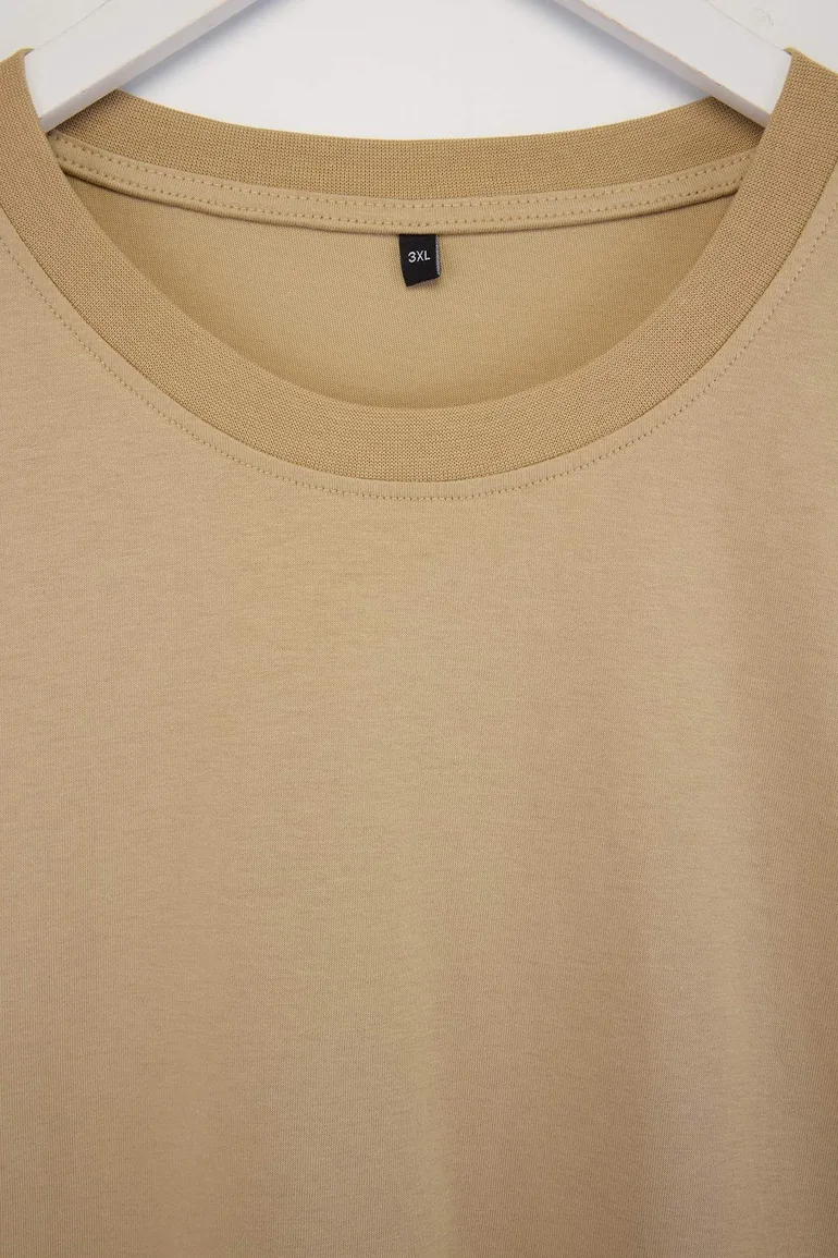 Big Size Mink Oversize/Wide Fit Big Size T-Shirt - 2