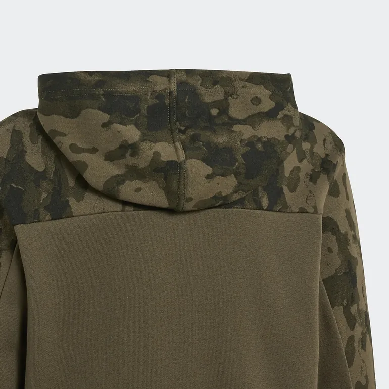 Camo Print Hoodie - 4