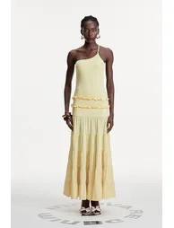 Wemba One Shoulder Backless Maxi Dress - 1