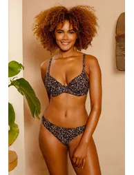 Juliet Leopard Print Mix & Match Mid-Rise Bikini Bottoms - 1