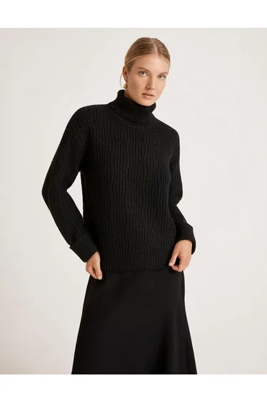 Albie Roll Neck Knitted Jumper