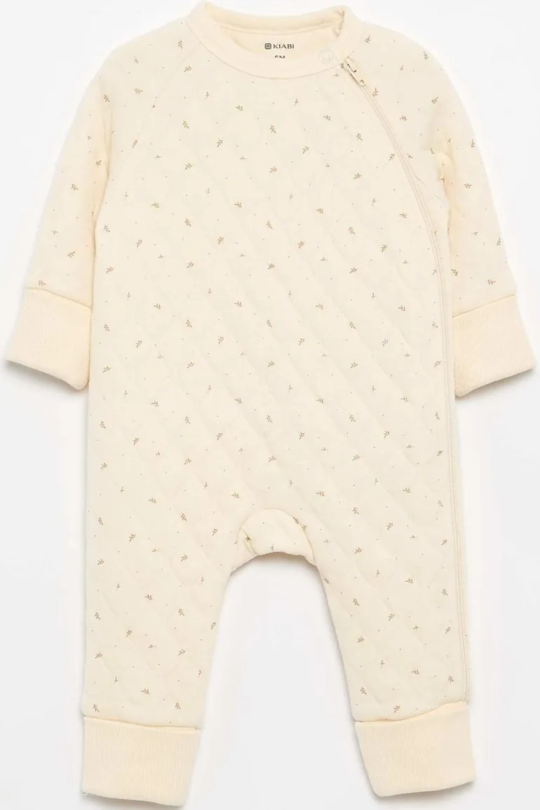 Warm Padded Sleepsuit WHITE