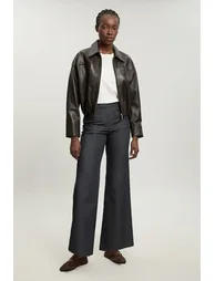 Tailored Denim Straight Leg Trouser - 2