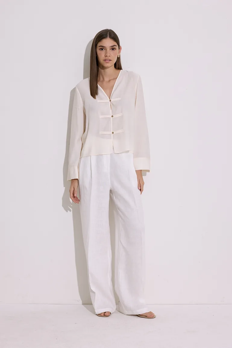 MODAL WIDE SLEEVE BLOUSE