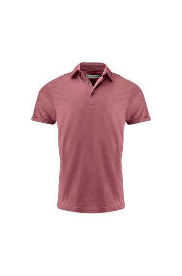 James Harvest Mens American Supreme Polo Shirt - Dusty Red