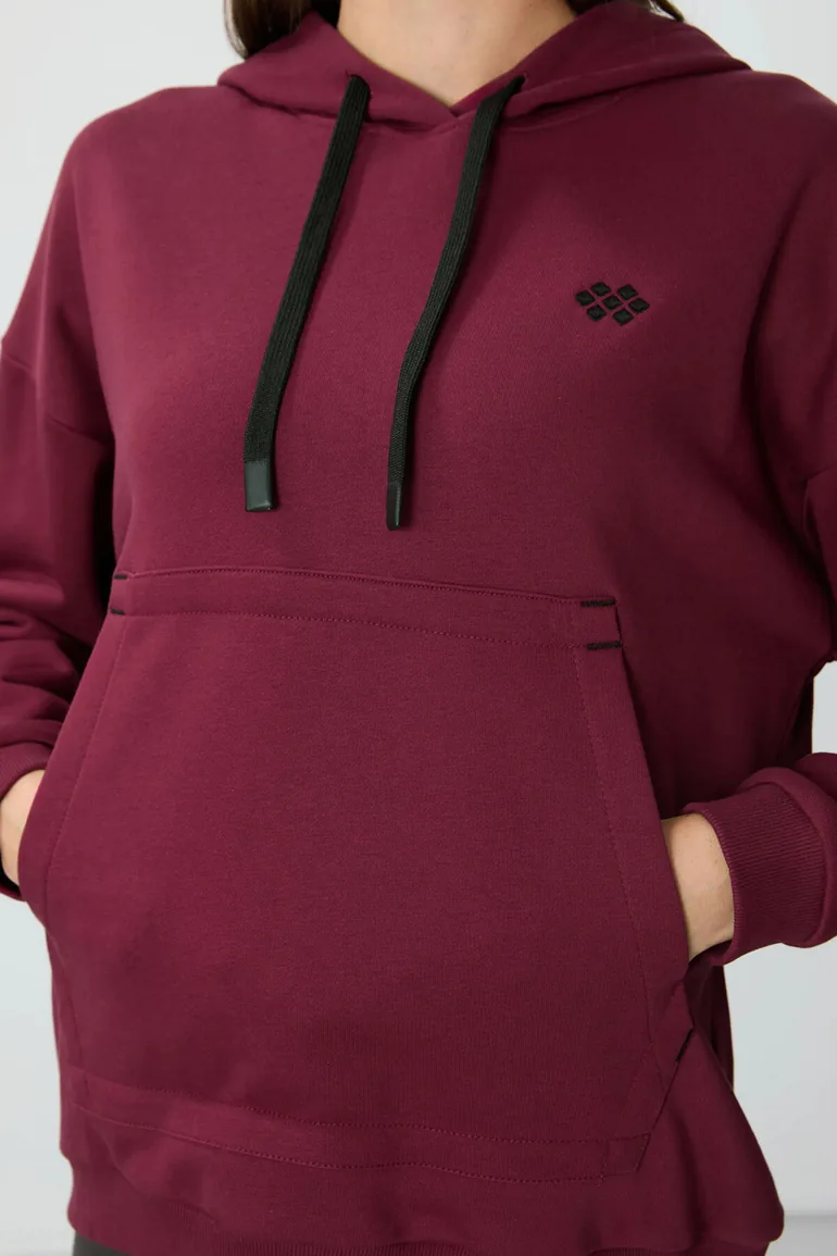 TOMMY Oversized Hooded Sweatshirt With Pocket - 3