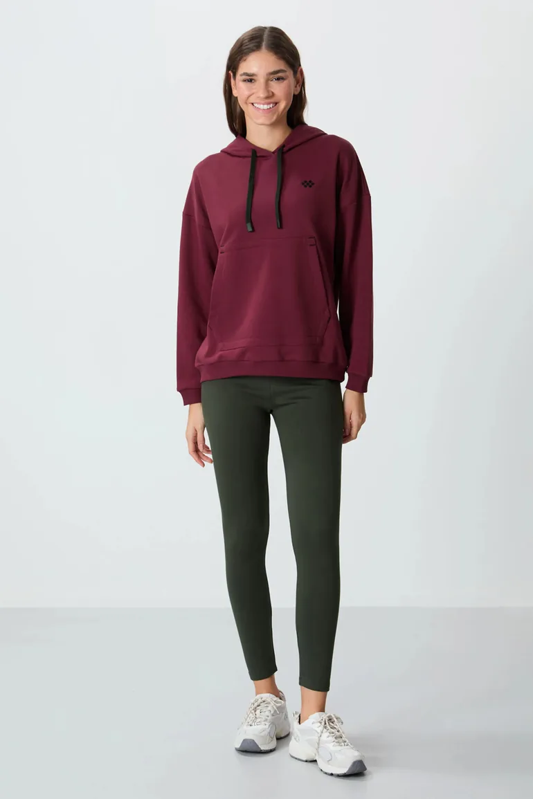 TOMMY Oversized Hooded Sweatshirt With Pocket