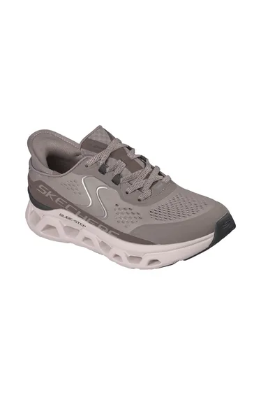 GLIDE-STEP ALTUS Lace-Up Slip-Ins Dark Taupe