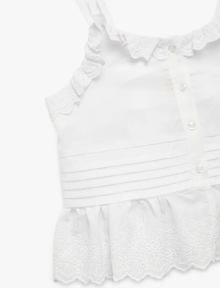 Strappy Crop Blouse - 2